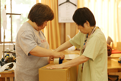 午後の作業